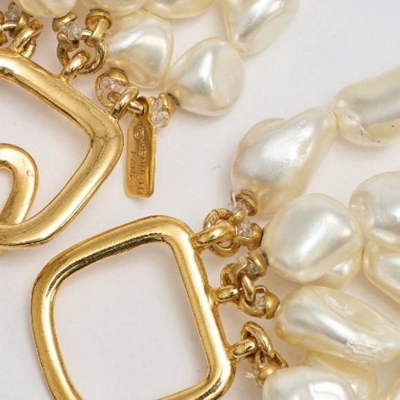 Elegant Pearl Necklace Kenneth Jay Lane - Picture 7 of 11